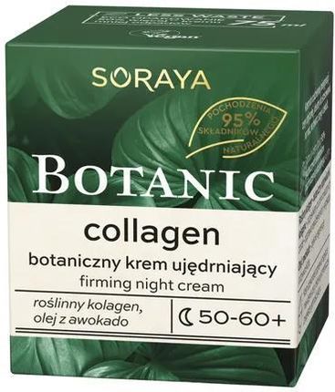 Krem Soraya Botanic Collagen 50-60+ Botaniczny Ujędrniający na noc 75ml