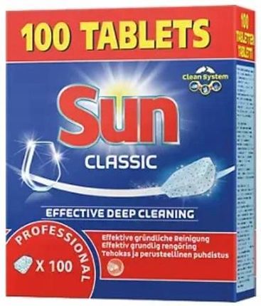 Sun Classic, Tabletki Do Zmywarki, 100 Sztuk