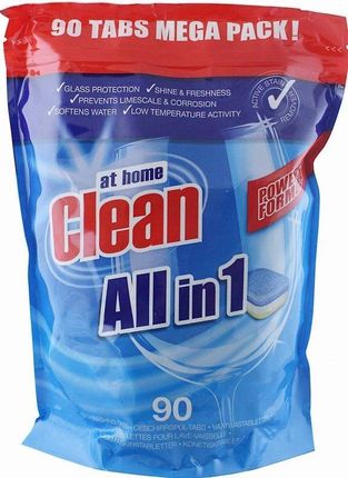 Tabletki Do Zmywarki At Home Clean All In 1 90Szt