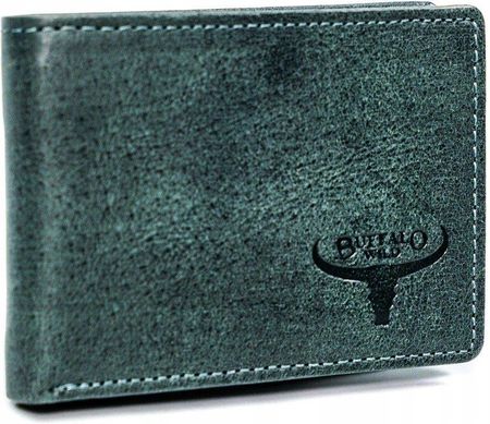 Niewielki portfel męski Buffalo Wild poziomy składany RFID