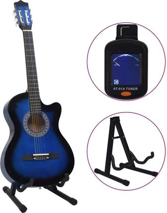 12-cz. zestaw z gitarą akustyczną z wycięciem, 6 strun, 38
