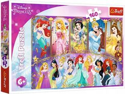 Zdjęcie Trefl Puzzle 160el. Portrety Księżniczek 15407 - Łask