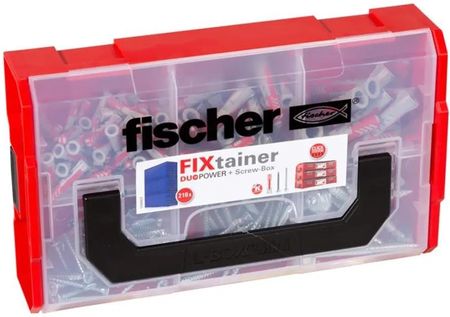Fischer Zestaw Kołków Z Wkrętami Fixtainer Duopower 210szt