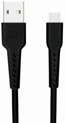 Swissten Kabel USB - USB Typ C 1m Czarny (71505530)