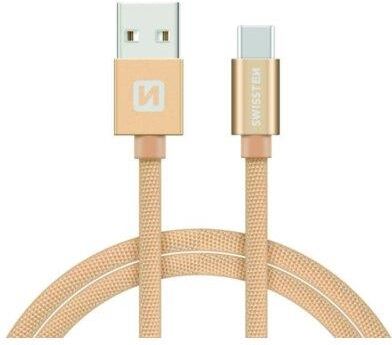 Swissten Kabel USB - USB Typ C 1,2m Złoty (71521204)