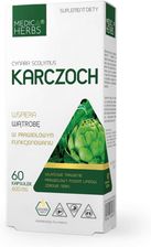 Zdjęcie Medica Herbs Karczoch 600mg 60kaps. - Szprotawa