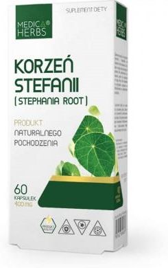 MEDICA HERBS Korzeń Stefanii Stephania Root 400 mg 60 kaps