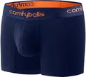 COMFYBALLS Bokserki LONG COTTON navy tangerine