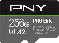 Zdjęcie PNY Technologies Pro Elite MicroSDXC 256 GB Class 10 UHS-I/U3 A2 V30 (P-SDU256V32100PRO-GE) - Świdnica