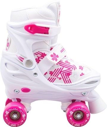 Roces Quaddy 3.0 Adjustable White Pink