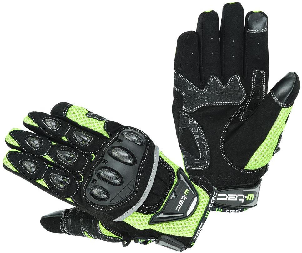 W-TEC Rękawice motocyklowe Upgear Czarny-fluo 3XL