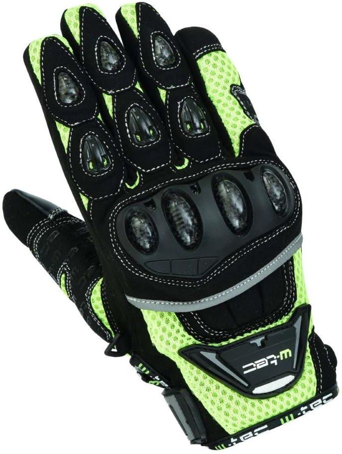 W-TEC Rękawice motocyklowe Upgear Czarny-fluo 3XL