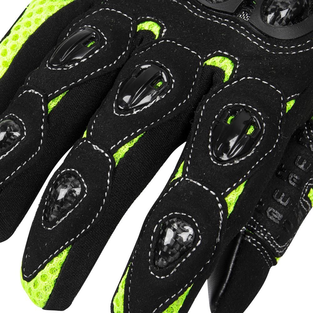 W-TEC Rękawice motocyklowe Upgear Czarny-fluo 3XL