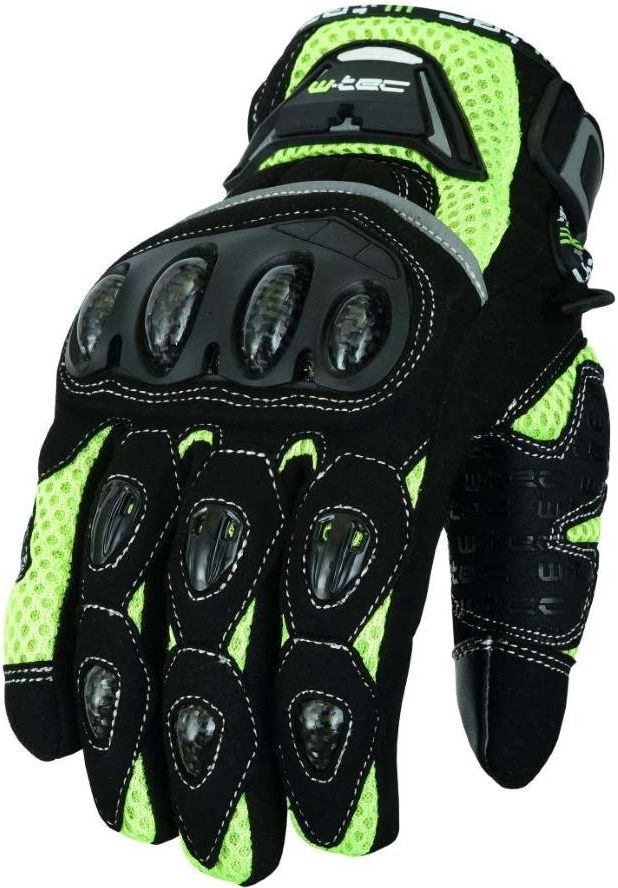 W-TEC Rękawice motocyklowe Upgear Czarny-fluo 3XL