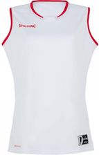 Spalding Koszulka Meczowa Move Women Biały Czerwony 300214506 - Odzież do koszykówki