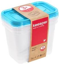 Zdjęcie Keeeper Zestaw 3 Pojemników Fredo Fresh 1L - Olecko