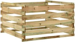 Kompostownik Z Listew, 120X120X70 Cm, Impregnowana Sosna