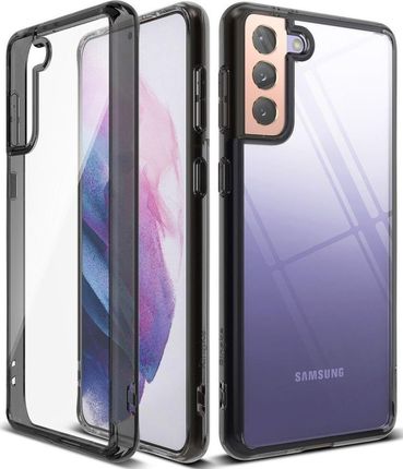 Ringke Fusion etui z żelową ramką Samsung Galaxy S21 5G szary (FSSG0093)