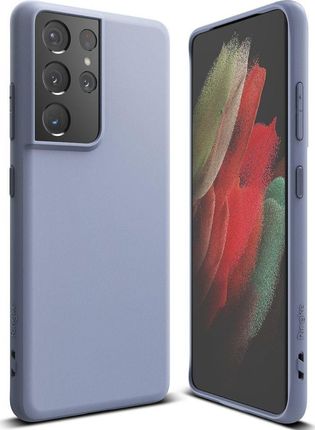 Ringke Air S ultracienkie żelowe etui Samsung Galaxy S21 Ultra 5G fioletowy (ADSG0036)