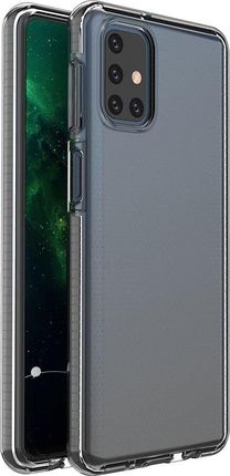 Hurtel Spring Case żelowe etui z kolorową ramką do Samsung Galaxy M51 czarny