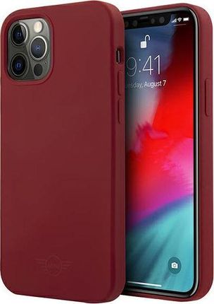 Mini MIHCP12LSLTRE iPhone 12 Pro Max 6,7 czerwony/red hard case Silicone Tone On Tone