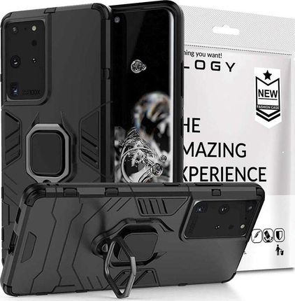 Alogy Etui Stand Ring Armor do Samsung Galaxy S21 Ultra czarne