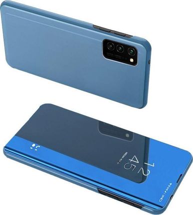 Hurtel Clear View Case etui z klapką Samsung Galaxy M51 niebieski