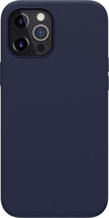 Nillkin Flex Pure Pro Case gumowe elastyczne silikonowe etui iPhone 12 Pro Max niebieski (kompatybilny z MagSafe)