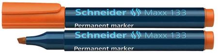 Marker Permanentny Schneider Maxx 133 Ścięty 1.4Mm Pomarańczowy 102L629