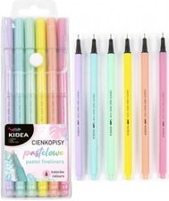 Zdjęcie Kidea Cienkopisy 6 Kolorów Pastelowe, - Tuszyn
