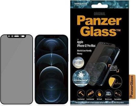 Panzerglass Apple iPhone 12 Pro Max CF CamSlider Privacy AB E-to-E black