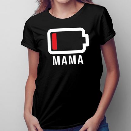 Bateria mama - dla mamy - damska koszulka na prezent