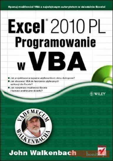 Podręcznik Do Informatyki Excel 2010 Pl Programowanie W Vba Vademecum 8156