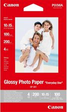 Zdjęcie Canon GP-501 Photo Paper błyszczący 10x15cm 100 ark. (0775B003) - Czarne