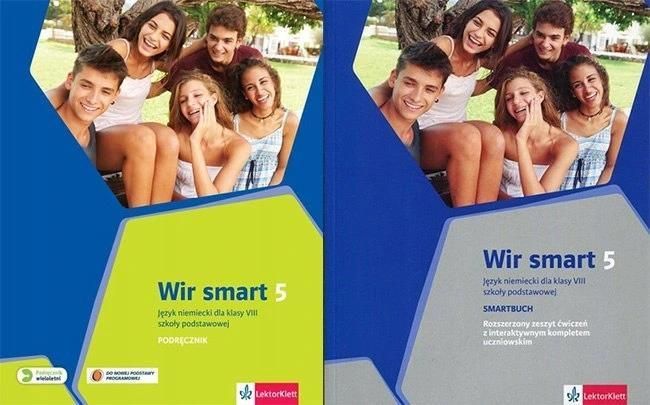 Podręcznik szkolny Wir smart 5 Komplet + CD Lektorklett 2020 - Ceny i