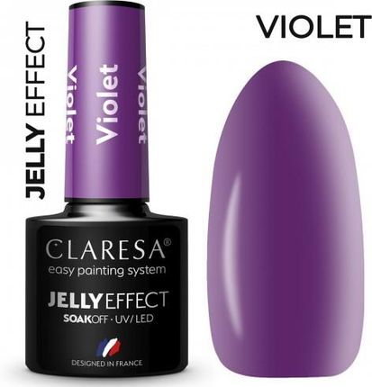 Claresa jelly violet 5mlkolorowy lakier hybrydowy