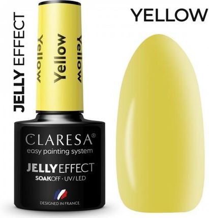 Claresa jelly yellow 5mlkolorowy lakier hybrydowy