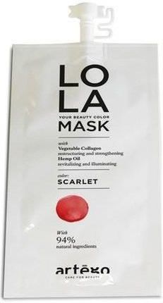 Artego Intensywnie regenerująca maska koloryzująca Lola Scarlet 20ml