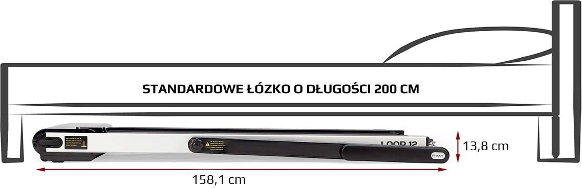 HMS LOOP12 Bieżnia Elektryczna Składana - zdjęcie 25 HMS LOOP12 Bieżnia Elektryczna Składana