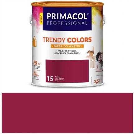 Primacol Farba Trendy Colors 2,5L Bordowy