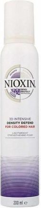 Nioxin 3D Intense Density Defend for Colored Hair - Wzmacniająca włosy pianka do włosów farbowanych, bez spłukiwania, 200ml