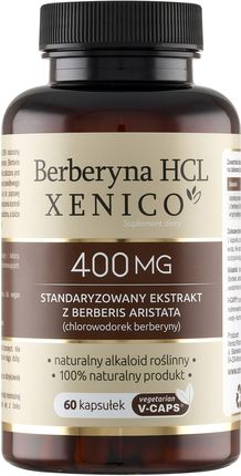 Berberyna HCL Xenico 60 kaps. cholesterol i glukoza