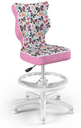 Entelo Krzesło dziecięce Petit WH Storia rozmiar 3 WK+P (119-142 cm) motylki różowe