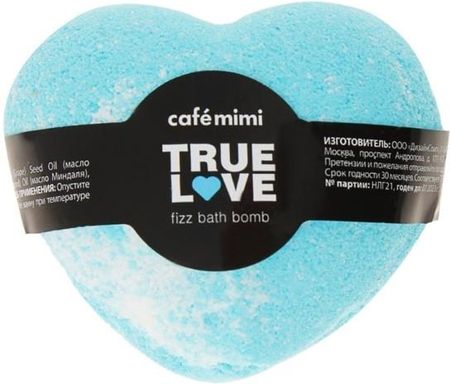 Cafe Mimi Syczący Gejzer Do Kąpieli Prawdziwa Miłość Niebieski 115 g