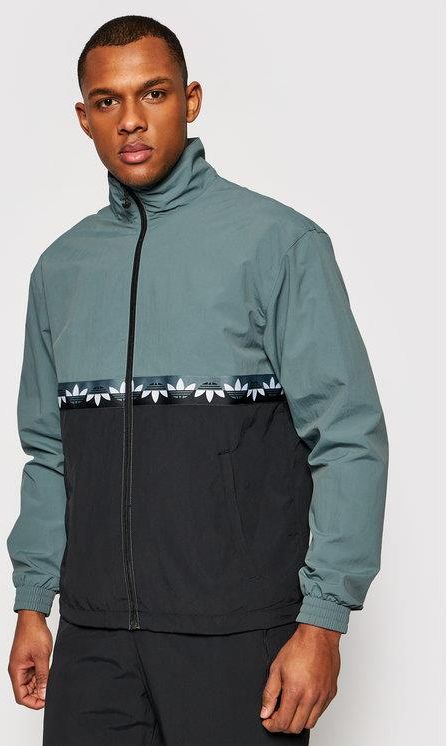 Adidas Kurtka przejściowa Slice Trf Tt GN3438 Szary Regular Fit