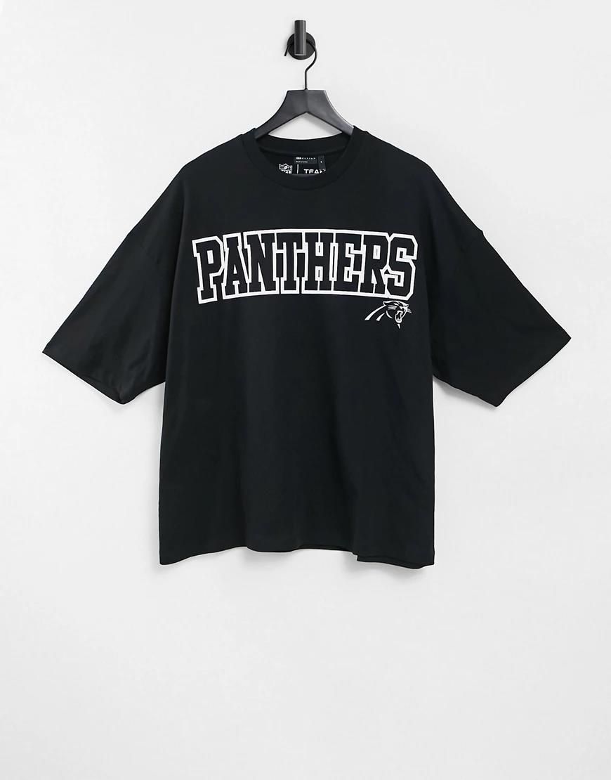 ASOS Nfl Panther Oversized T-shirt With Front And Back Print in