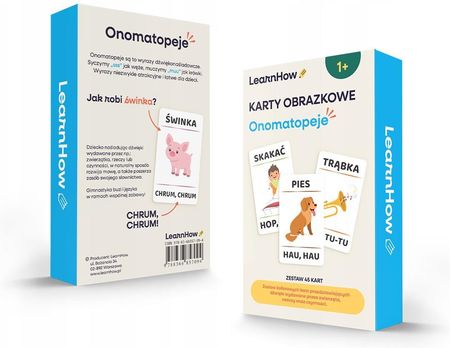 Onomatopeje - Karty Obrazkowe (45 kart) - zdjęcie 3