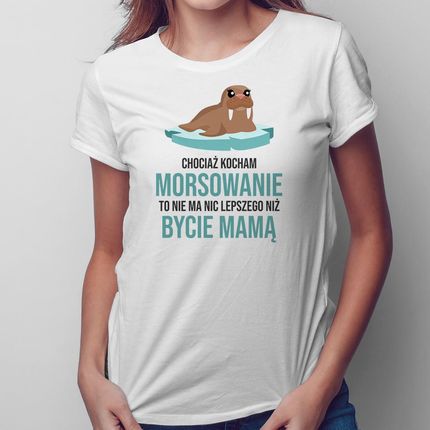 Kocham Morsowanie - Mama - Damska Koszulka Na Prezent