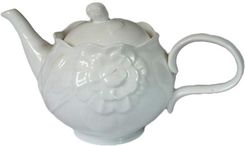Zdjęcie Dzbanek Do Herbaty Ceramiczny Biały 1L Zdobiony (Bsdzbpd1951) - Piła
