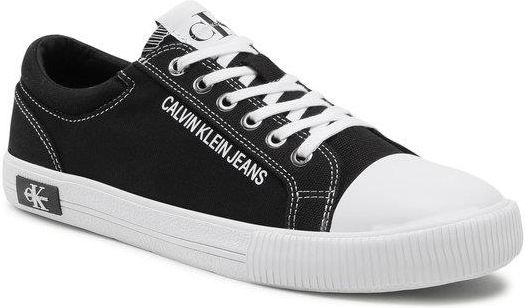 Shoes Ym0ym00014 Baskets Homme En Coton Noir CALVIN KLEIN CCV Mode